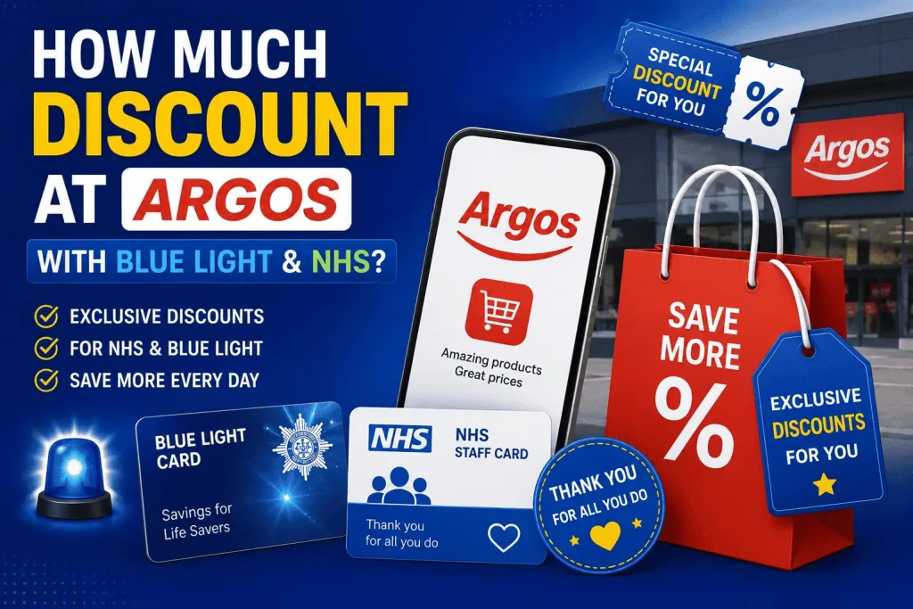 Argos Blue Light NHS Discount